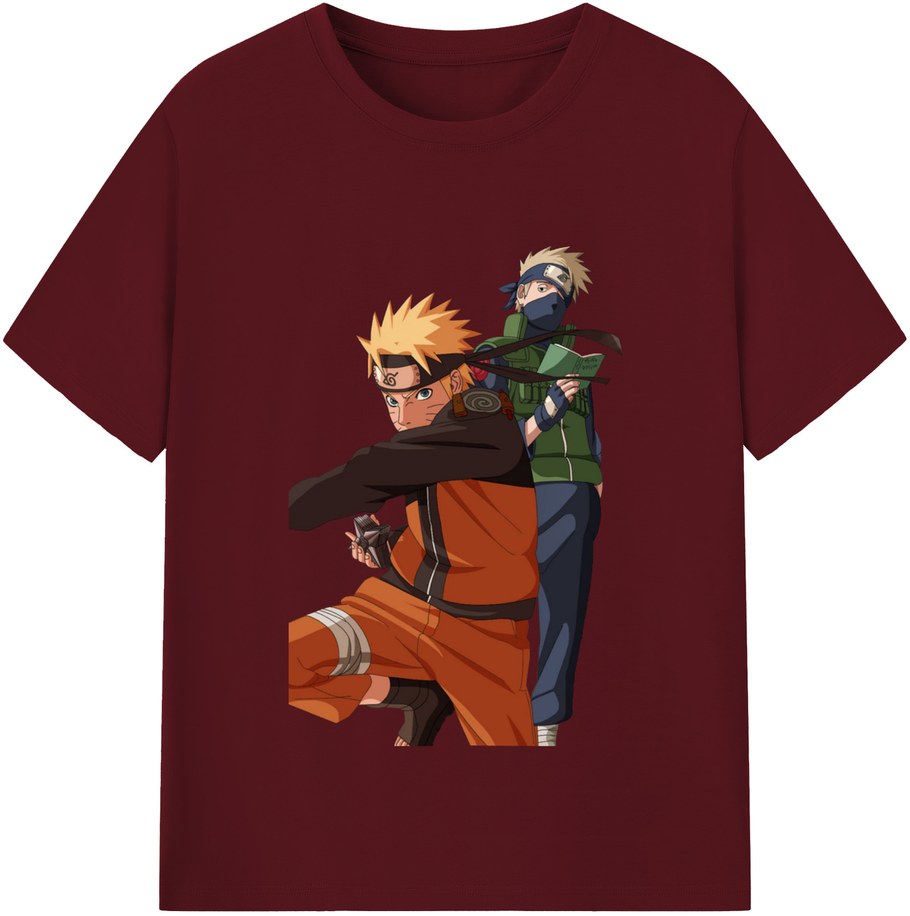 （画像用） NARUTO -ナルト- うずまき ナルト Uzumaki Naruto 綿100％半袖Tシャツ（フロントプリント）